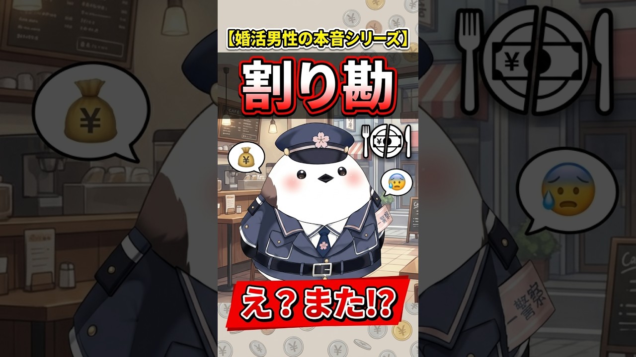 【婚活】男性の本音シリーズ!割り勘。 #婚活 #vtuber #新人vtuber #事実婚