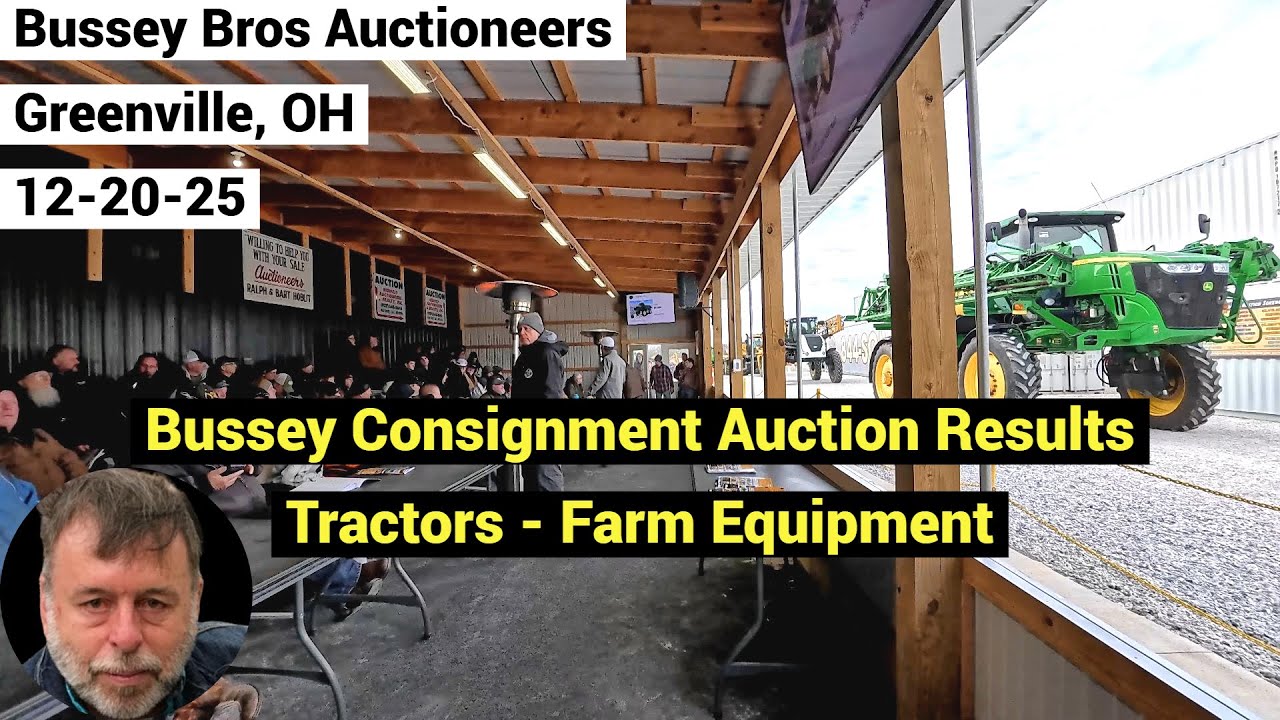 Auction Results - Bussey Bros Selling Tractors & Farm Equipment - 12-20-25