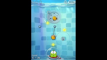 Cut the Rope Experiments 5-14 Walkthrough Bath Time