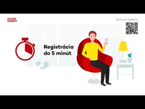 Mobilná aplikácia Home Credit - registrácia