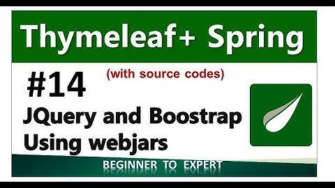 14 - Setup Bootstrap and JQuery