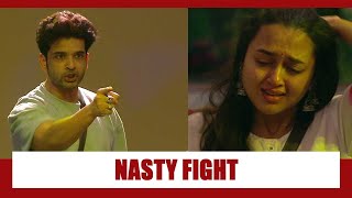 Bigg Boss 15 Update:Karan Kundrra shouts and breaks glass in anger after a nasty FIGHT with Tejasswi