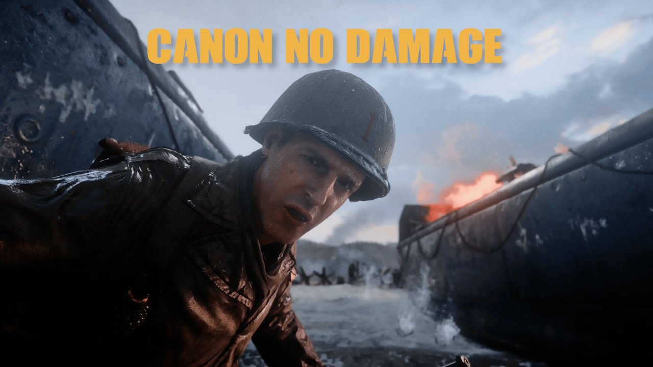 Call of Duty: WWII – No Damage Veteran Run | Full Movie, Canon ...