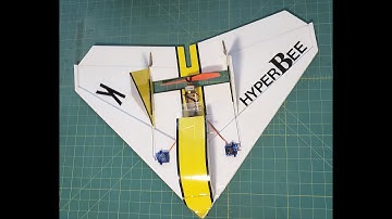 HyperBee Delta Wing foamboard plane