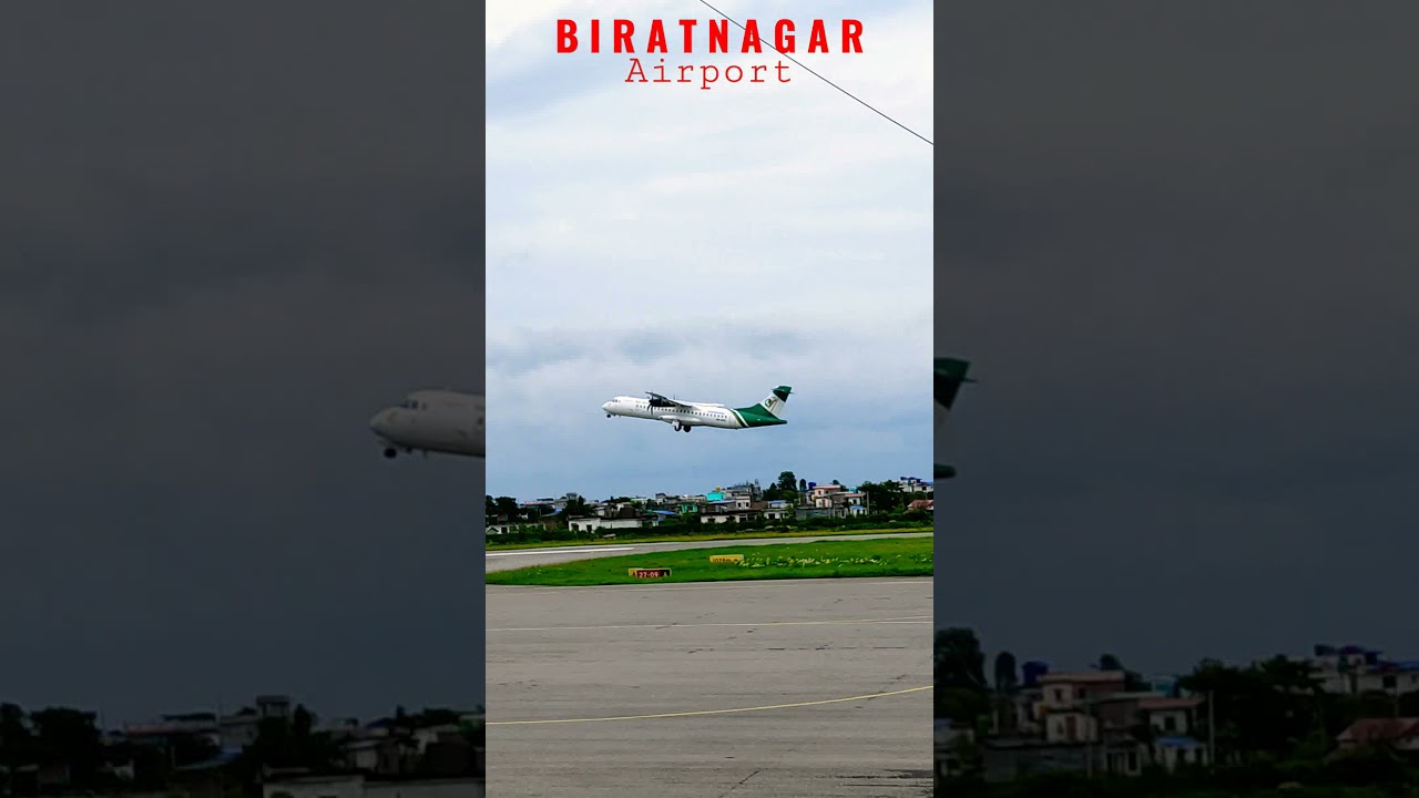 Biratnagar Airport l Yeti Airlines Landing And Takeoff l DavidVlogs l 