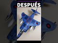 REPARANDO UN VIEJO HARRIER MACHTBOX #modelismo #maquetas #aerografia #coleccionismo #matchbox