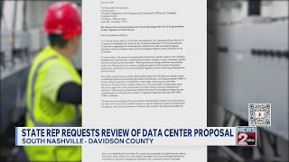 State representative requests review of Nashville data center proposal