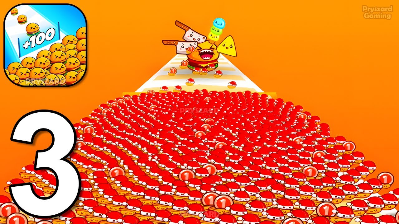 Food Run - Gameplay Walkthrough Part 3 Sad Burger Story (iOS, Android)