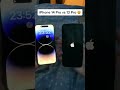 iPhone 14 Pro vs iPhone 13 Pro 🤯 #Shorts