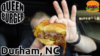 QueenBurger Classic Burger Mukbang Review - Durham, NC by PapiEats 1,039 views 1 month ago 13 minutes, 55 seconds