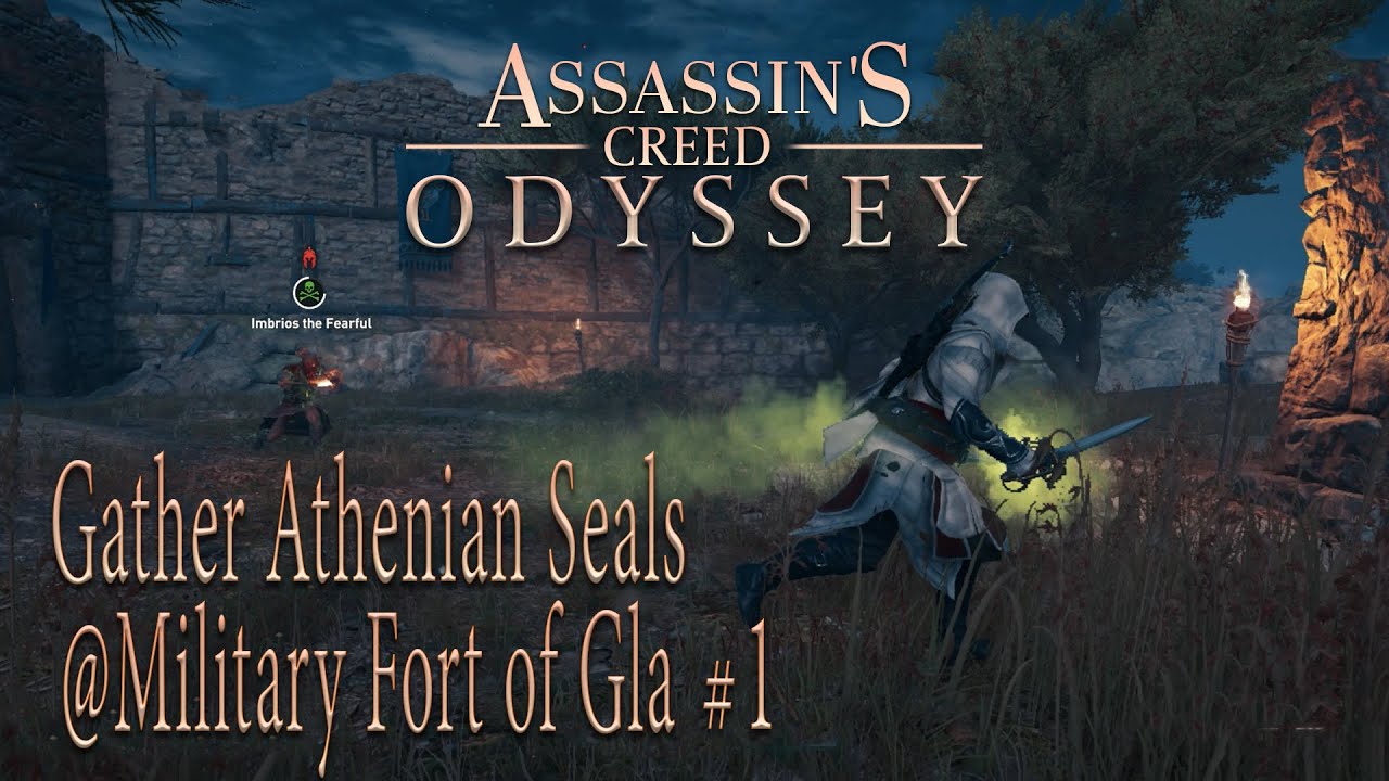 Assassin's Creed Odyssey Gather Athenian Seals Military Fort of Gla