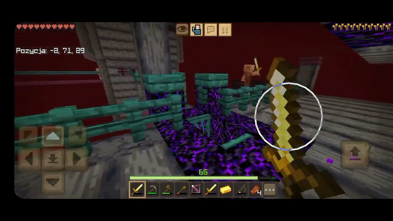 Próbuję jakoś porpawić swoją beznadziejną sytuację na Nether scyblock odcinek 97