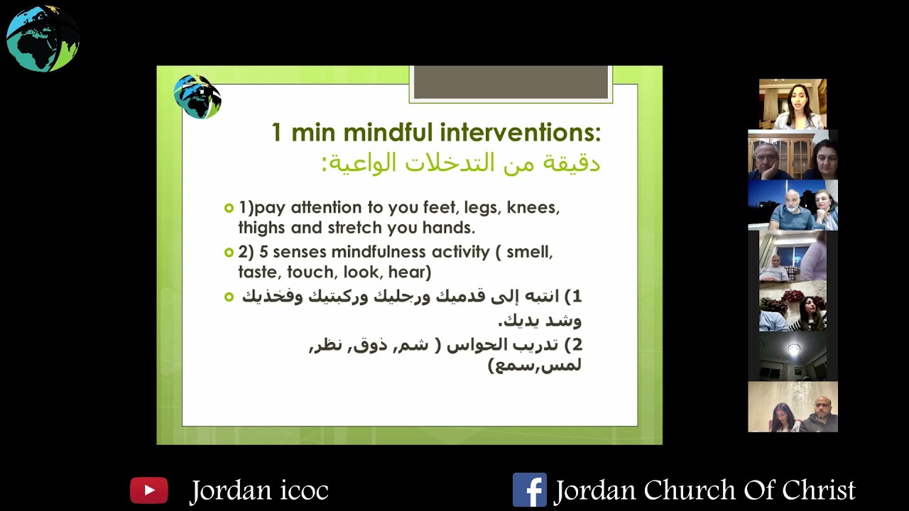 Mindfulness (Part two) - اليقظة الذهنية ( الجزء الثاني)