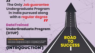 What is DataTrained UnderGraduate Program (DTUP) | All about DTUP | DataTrained Education