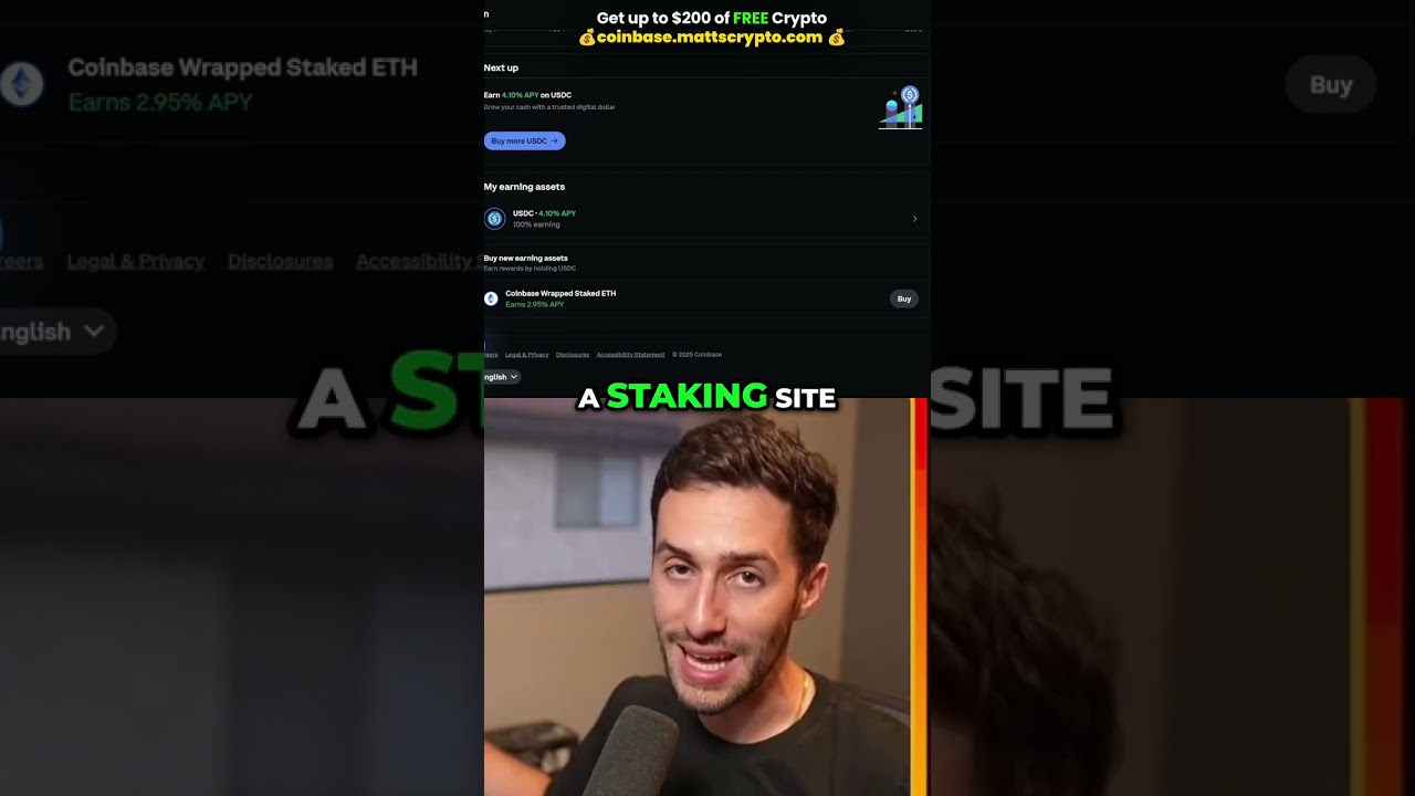 Coinbase Staked ETH: Easy 3% Crypto Yield - YouTube