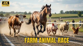Farm Animal Race 🐷🐎 | Who Is the Fastest on the Farm? screenshot 5