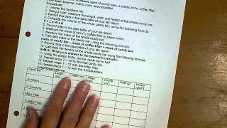 Candy Bar Density Lab Closing Question Instructions Converted
