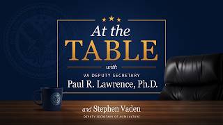 At the Table: A New Series with U.S. Department of Agriculture Deputy Secretary Stephen Vaden
U.S. Department of Veterans Affairs Deputy Secretary Paul R. Lawrence, Ph.D. is excited to launch the first episode of At the Table, a new series where he sits down with leaders across government and the community to talk about programs and opportunities that support Veterans, their families, caregivers, and survivors.
Dr. Lawrences goal with this series is to create a space where he can highlight resources, programs, and share real success stories that help Veterans build strong futures.
In this first episode, Dr. Lawrence talks with USDA Deputy Secretary Stephen Vaden about how Veterans can find purpose and opportunity in agriculture and how USDA supports them with training, financial tools, and dedicated resources.
Dr. Lawrence looks forward to bringing more voices to the table in future episodes and continuing to shine a light on programs that make a difference. At the Table: A New Series with U.S. Department of Agriculture Deputy Secretary Stephen Vaden