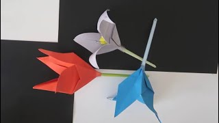 Paper Crafts - How to Make a Beautiful Paper Flower for Beginner
