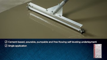TEC® EZ Level® Premium Self Leveling Underlayment Product Video