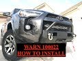 Warn Winch Bumper How To Install - Toyota 4Runner - S3.7