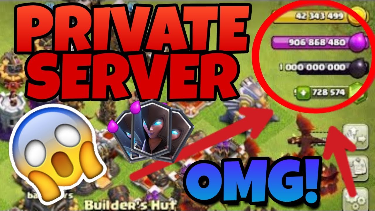 New modded Clash Of Clans private server HACK// iOS ...