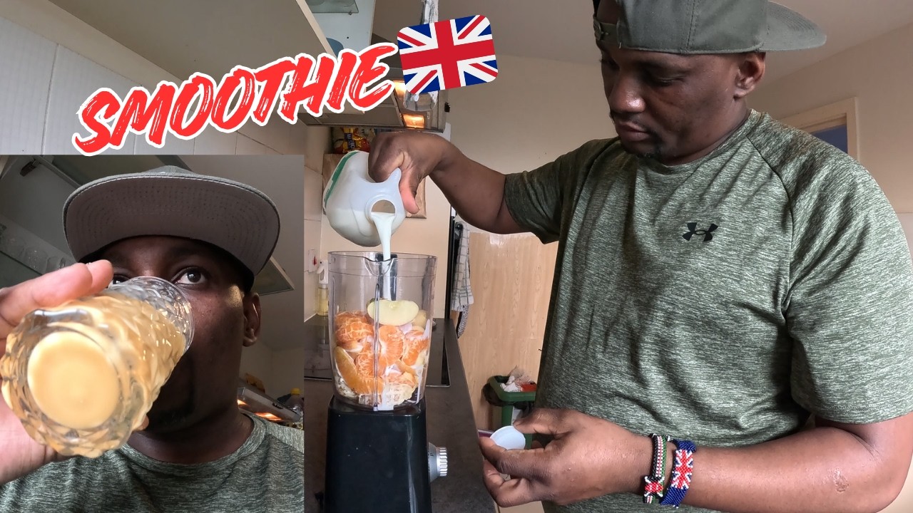 HOW TO MAKE THE MOST TASTY AND HEALTHY ORANGE+PIXIE+APPLE SUGAR FREE SMOOTHIE😋🇬🇧