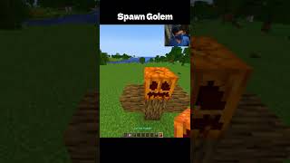 Minecraft Secret Wood Golem#minecraft