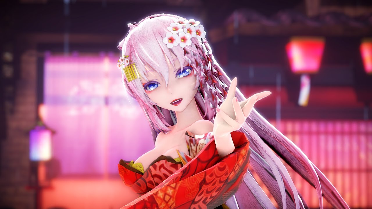 【MMD】吉原ラメント-Yoshiwara Lament-【Luka】
