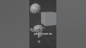 Blender quick tip - switch object in edit mode #blender #tips #tutorial