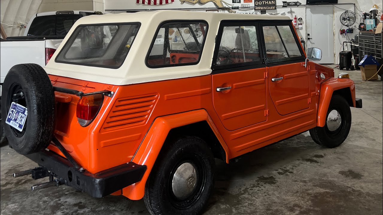 VW THING project is progressing rapidly.  This 1973 type 181 Volkswagen Thing is getting a makeover