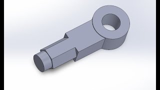 “SolidWorks Tutorial: Designing Knuckle Joint Eye End”