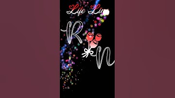 RN Name Status | RN Latter Name Status #love #whatsapp #shortvideo #shorts