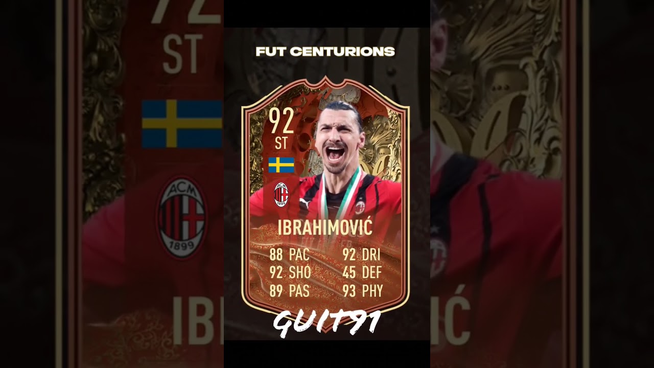 FIFA 23 ZLATAN IBRAHIMOVIC FUT CENTURIONS PREDICTIONS 