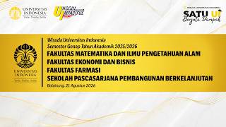 Wisuda Universitas Indonesia Semester Genap Tahun Akademik 2025/2026 FMIPA, FEB, FFarmasi, SPPB