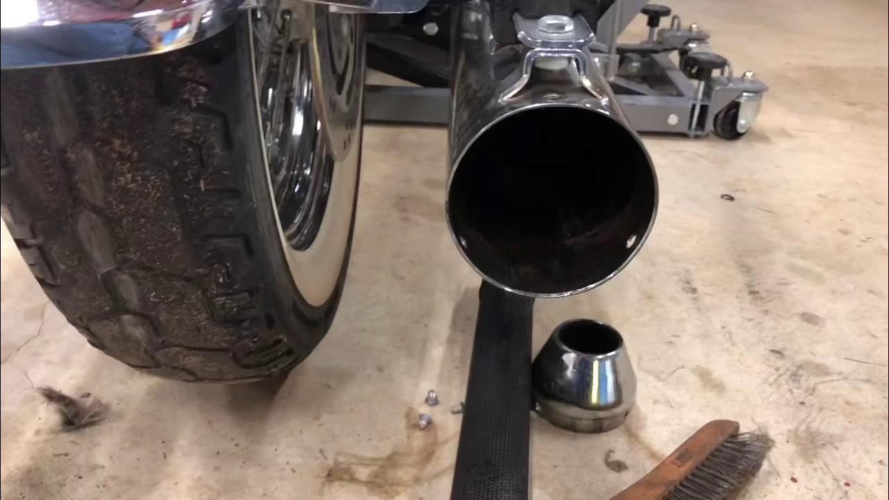 Removing baffles from a road king YouTube