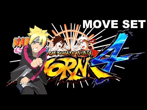 Naruto Shippuden Ultimate Ninja Storm 4 Boruto Uzumaki Move Set