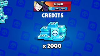 OMG I GOT CREDITS ×2000 ( BRAWL STARS)