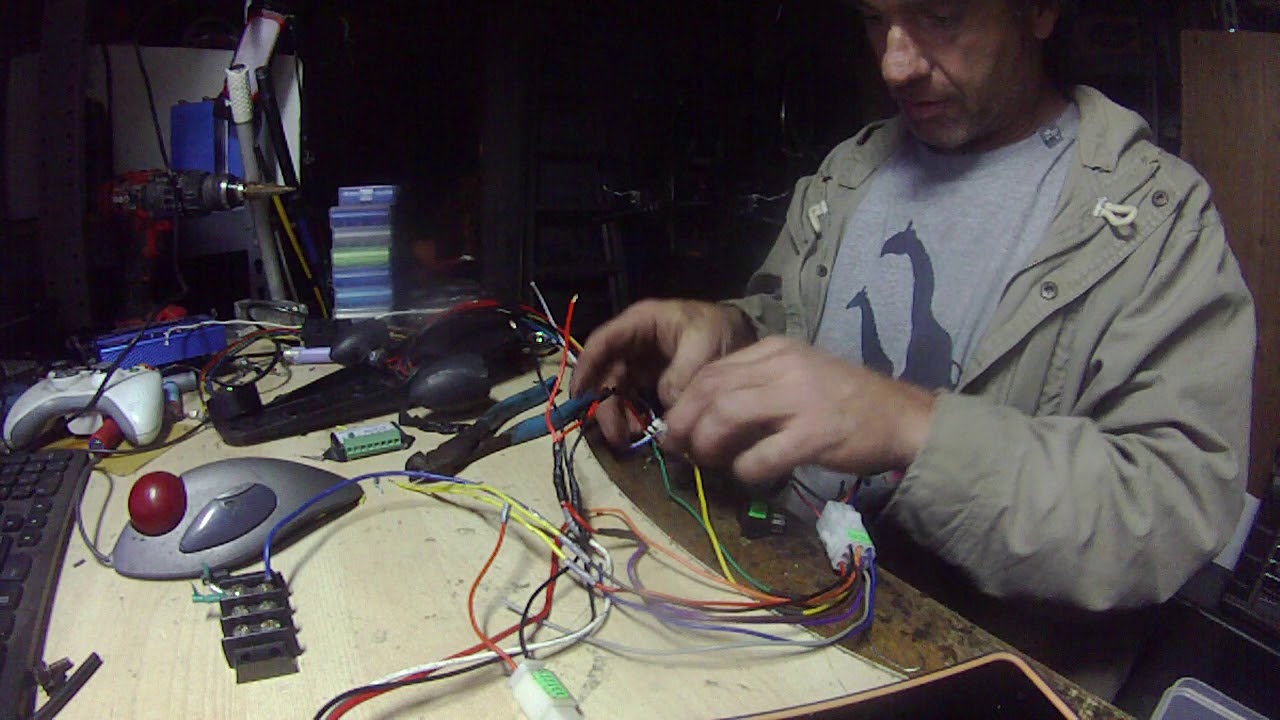 Electric Motorcycle Wiring Harness - YouTube