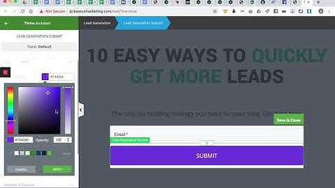 Infusionsoft / Keap Tutorial - How To Style Your Web Forms With Thrive Themes