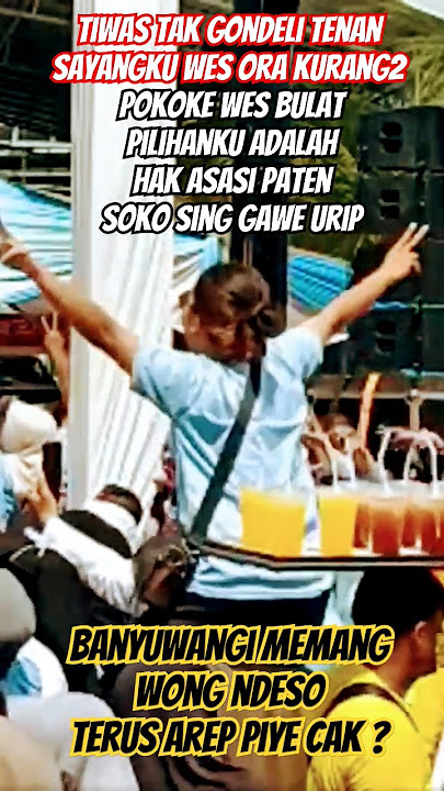 Banyuwangi Memang Ndeso Terus Opo Salahku Cak #kampanyepemilu2024 #capres2024 #viral #trending #top5