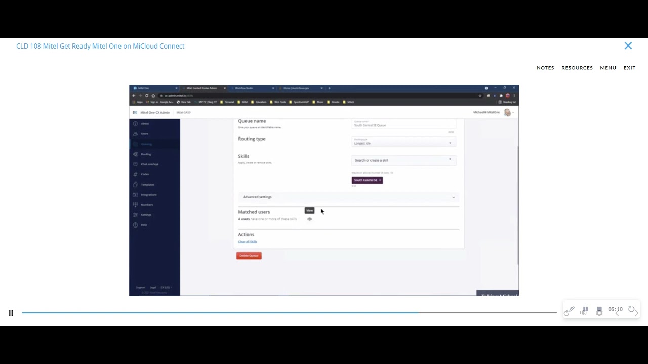 Mitel Client Interface Mitel Micloud Connect Mitel One CX client overview Part 2 of 3 - YouTube