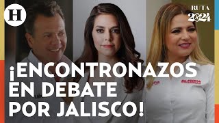 Reclamos, acusaciones y burlas se vivieron en el primer debate a la gubernatura de Jalisco