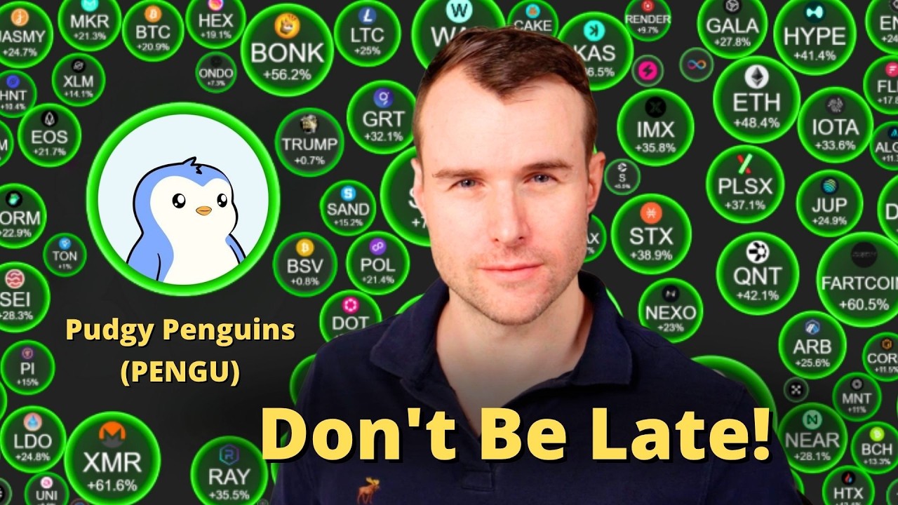 Too Late To Buy Pudgy Penguins ? 🤔 Pengu Crypto Meme Token Analysis