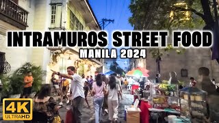 [4K] INTRAMUROS Manila 2024 STREET FOOD TOUR!