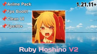 Ruby Hoshino - Oshi No Ko | Minecraft Java Anime Texture Pack | 1.21 Pvp  screenshot 4