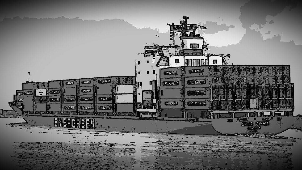 Container ship((ever prima))arriving to HCM city