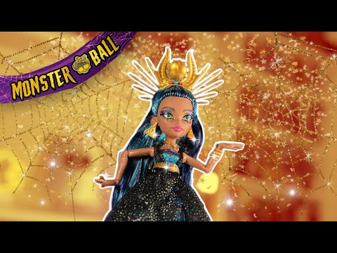 Лялька Монстер Хай Клео де Ніл Monster High Cleo De Nile G3 Monster Ball Бал Монстрів HNF70 Mattel Оригінал, видео 1