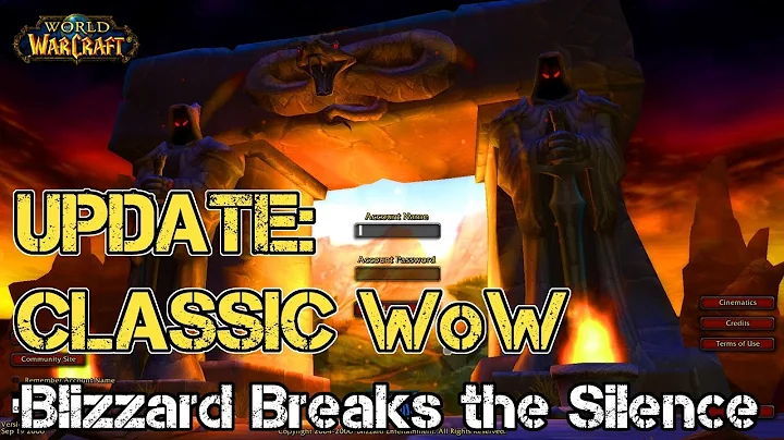 Classic WoW | Blizzard Breaks the Silence