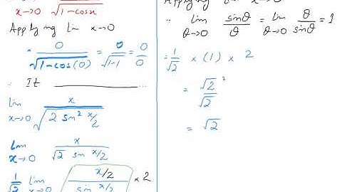 XII Math Chapter 1 Limit of the Functions - Ex 1.6 Trigonometry  (3) by Sir Ahsan Abdullah Patel